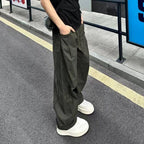 Men's Casual Relaxed Pants with Wide Legs