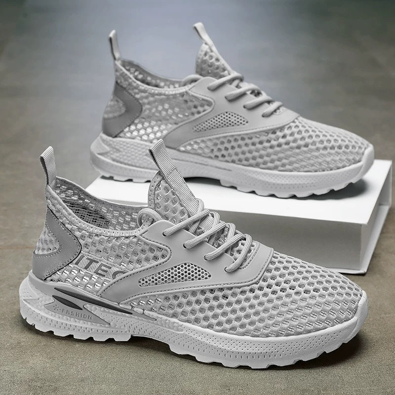 Women's Breathable Casual Sneakers with Flexible Sole and Lightweight Mesh Upper