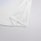 Women's Crop Shirt with Creative Cowboy Statement