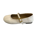 Women's Ballet Flats with Decorative Strap and Comfortable Footbed