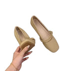 Women's Ballet Flats with Knot Detail