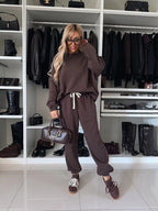 Women's Relaxed Sweatshirt and Pants Set