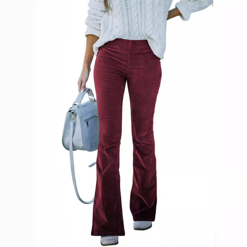 Comfortable Bootcut Pants in Soft Material