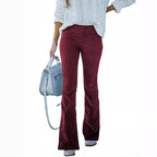 Comfortable Bootcut Pants in Soft Material