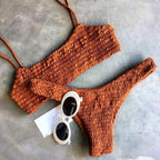 Women's Ruched Swimsuit Set