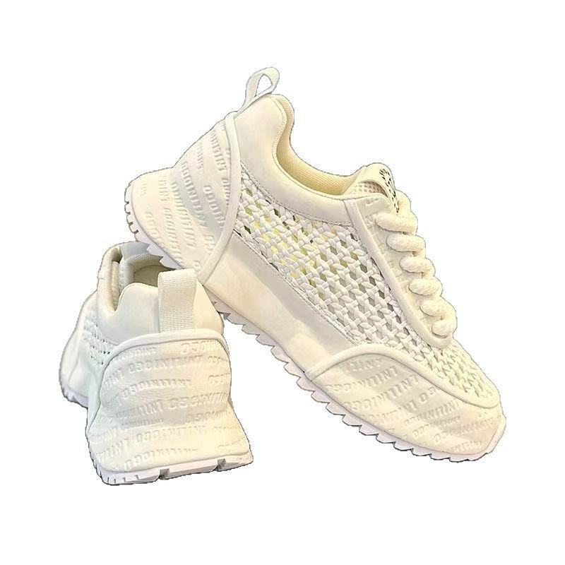 Women's Breathable Casual Sneakers with Flexible Upper and Non-Slip Sole