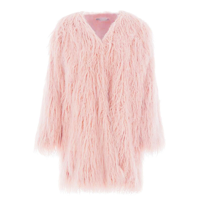 Women's Cozy Long Faux Fur Coat