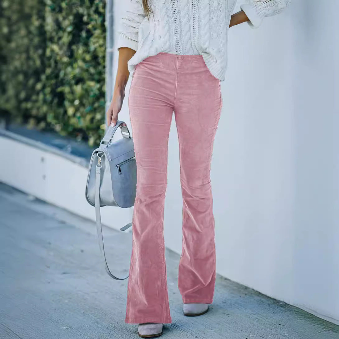 Comfortable Bootcut Pants in Soft Material