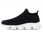 Women's Breathable Knit Running Shoes with Non-Slip Sole