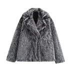 Women's Glamorous Faux Fur Coat