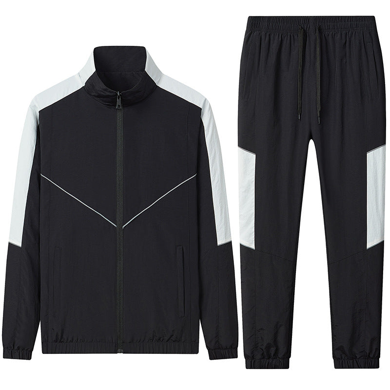 Men's Two-Piece Breathable Nylon Training Set