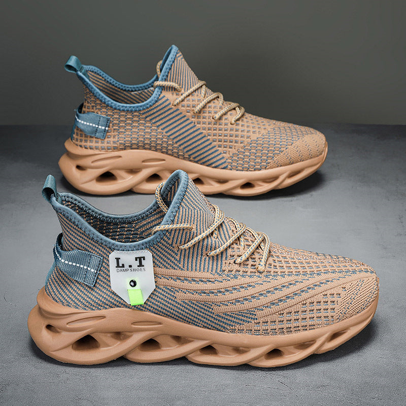 Women's Breathable Athletic Shoes with Cushioning Sole and Flexible Design