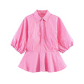 Women's Blouse with Voluminous Sleeves