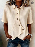 Women's Button-Detail Blouse