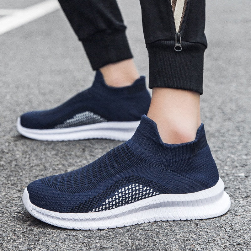 Women's Breathable Sneakers with Elastic Shaft