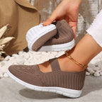 Women's Breathable and Flexible Ballet Flats with Elastic Strap
