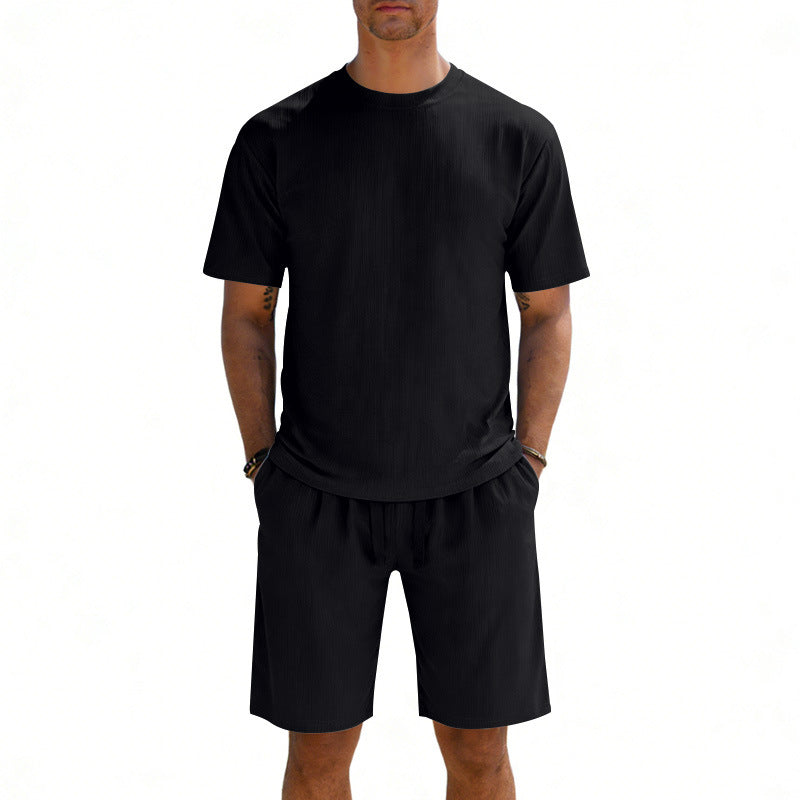 Men's Short-Sleeve Shirt and Bermuda Combination