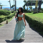Women's Airy Two-Piece Set with Ruffle Details
