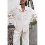 Women's Blouse with Fine Embroidery and Airy Fit