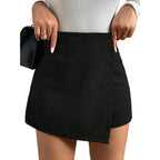 Women's Mini Skirt with Button Details