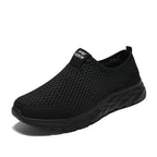 Women's Breathable Slip-On Sports Shoes with Elastic Entry