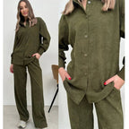 Women's Casual Shirt and Pants Combination