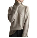 Women's Chunky Knit Turtleneck Sweater