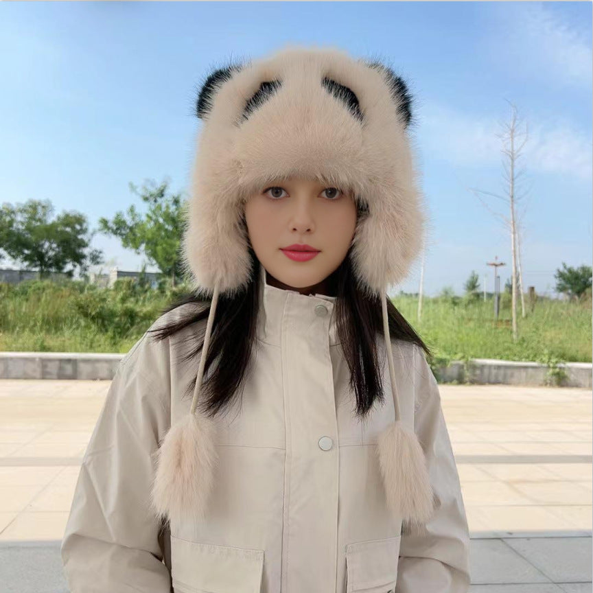 Cozy Panda Hat with Trendy Ears