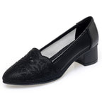 Women's Floral Ballet Flats with Mesh