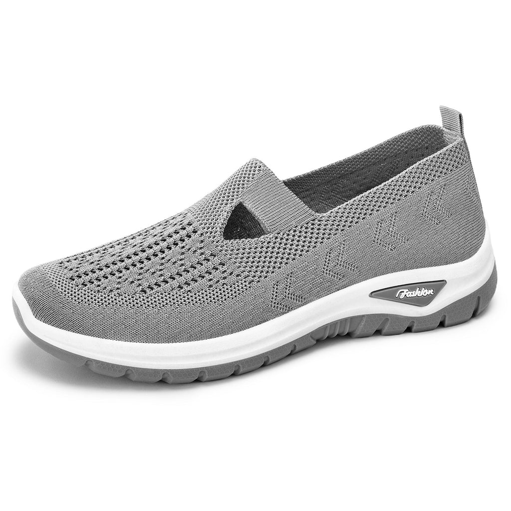 Women's Breathable Casual Sneakers with Flexible Entry and Non-Slip Sole