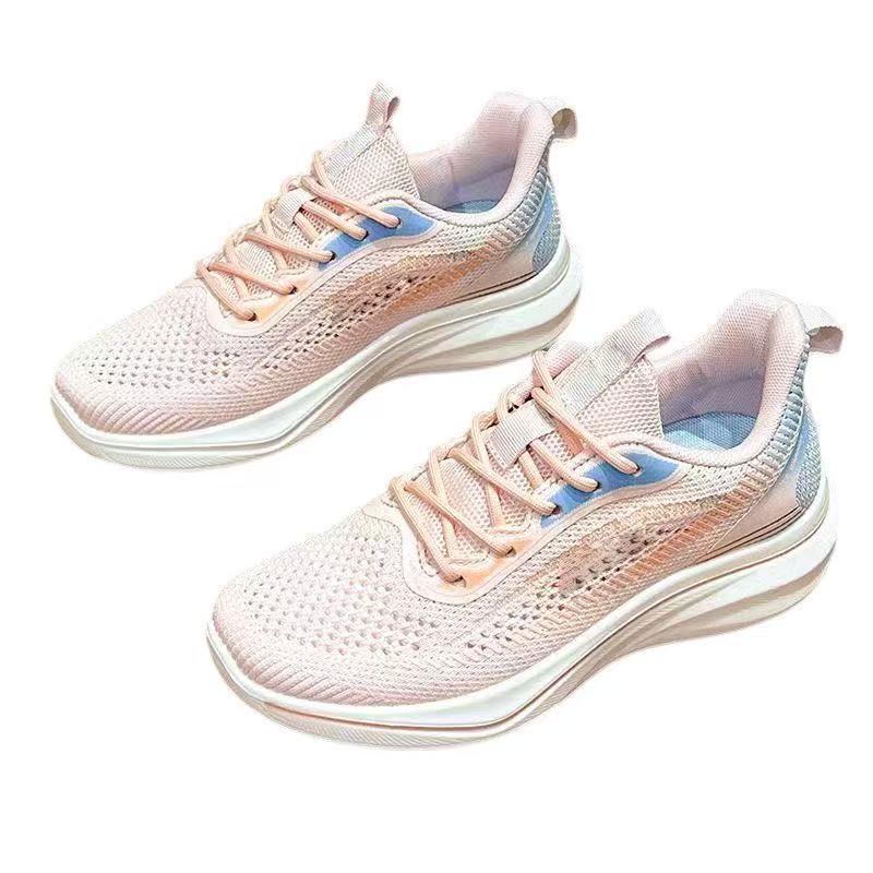 Women's Breathable Casual Sneakers with Shock-Absorbing Upper