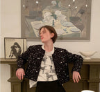 Women's Glitter Knit Cardigan with Elegant Accents