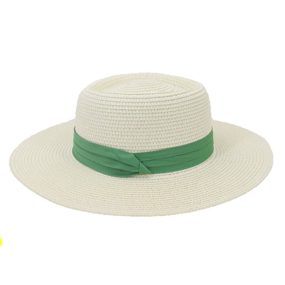 Breathable Sun Straw Boater Hat