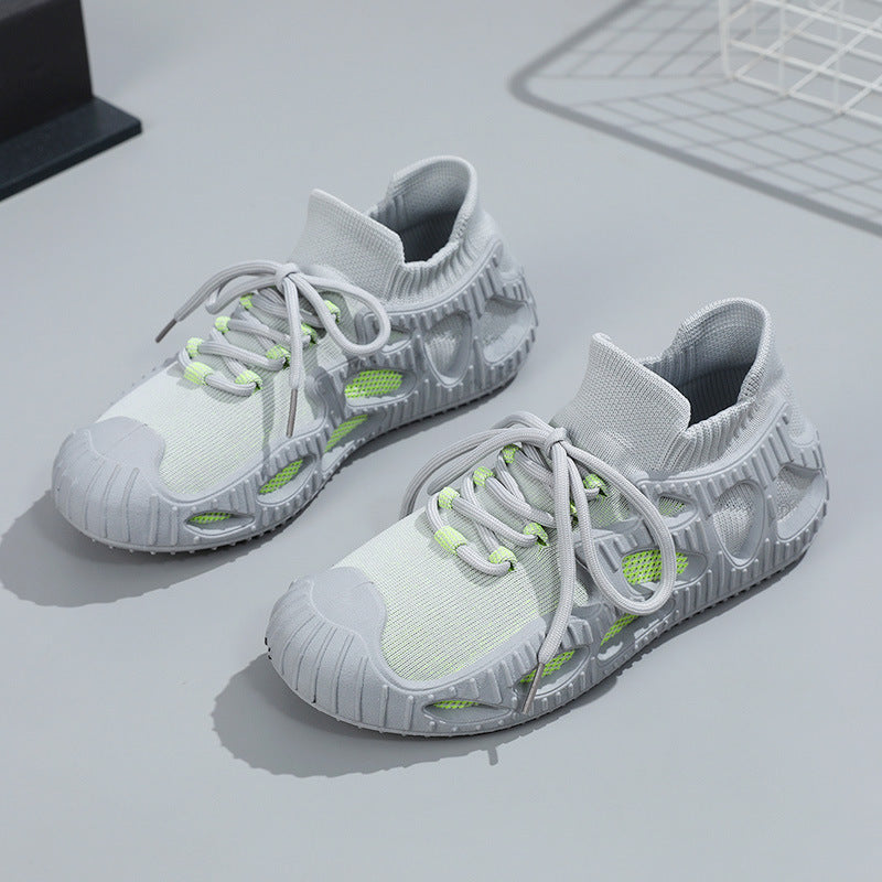 Women's Athletic Casual Shoes with Breathable Mesh and Shock-Absorbing Sole