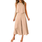 Women's Flowy Wide-Leg Jumpsuit