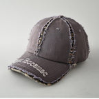 Men's Distressed Vintage-Inspired Baseball Cap
