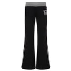 Women's Flared Joggers with Side Stripes
