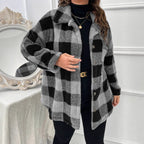Women's Flowy Plaid Overshirt