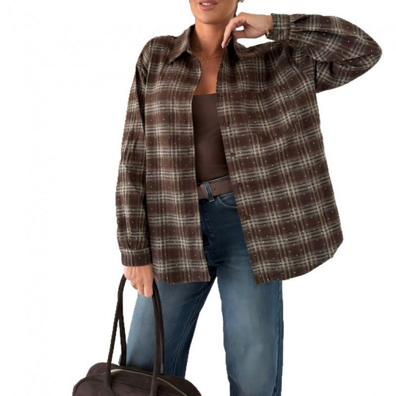 Women's Plaid Oversized Shirt