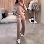 Women's Comfortable and Elegant Loungewear Set with Wide Cut