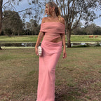Women's Elegant Off-Shoulder Evening Dress
