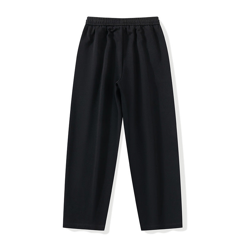Women's Casual Pants with Elastic Waistband and Practical Side Pockets