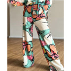 Women's Loose Patterned Two-Piece Set