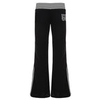 Women's Flared Joggers with Side Stripes