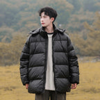 Women's Fashionable Puffer Parka with Adjustable Hood System and Soft Lining