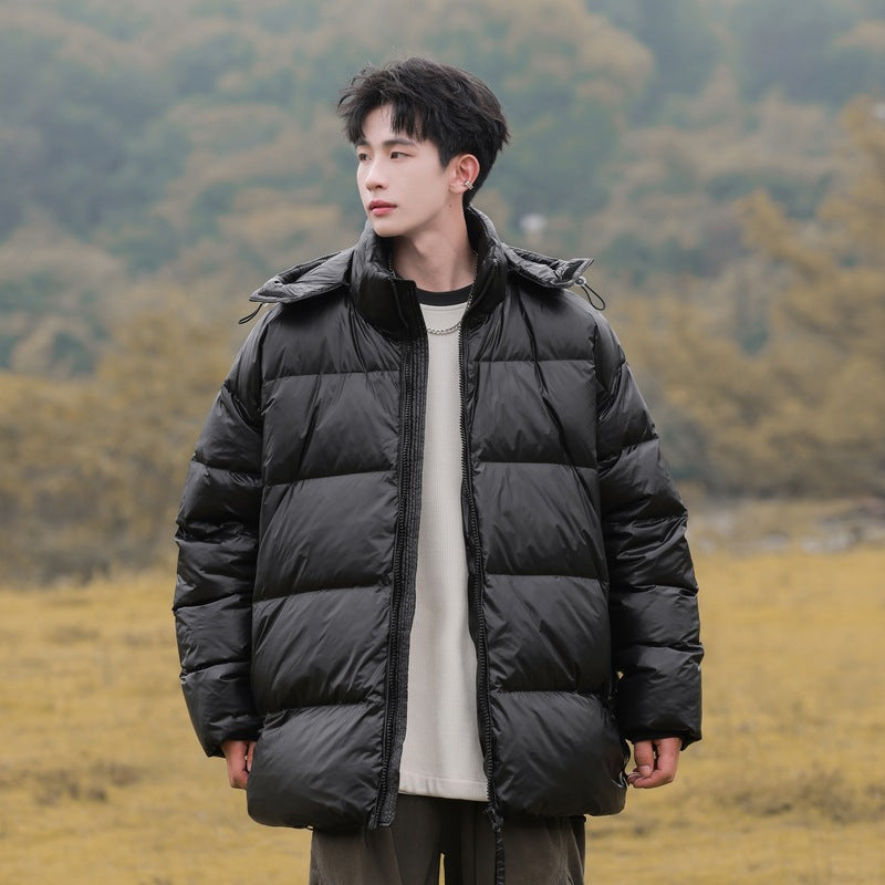 Women's Fashionable Puffer Parka with Adjustable Hood System and Soft Lining