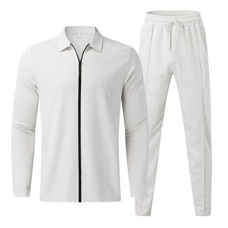 Men's Waffle Texture Loungewear Set