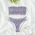 Women's Bandeau Bikini with Sophisticated Knot Design
