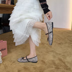 Women's Classic Vintage-Style Ballet Flats