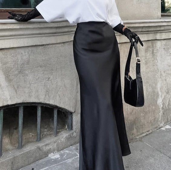 Elegant High-Waisted Maxi Skirt